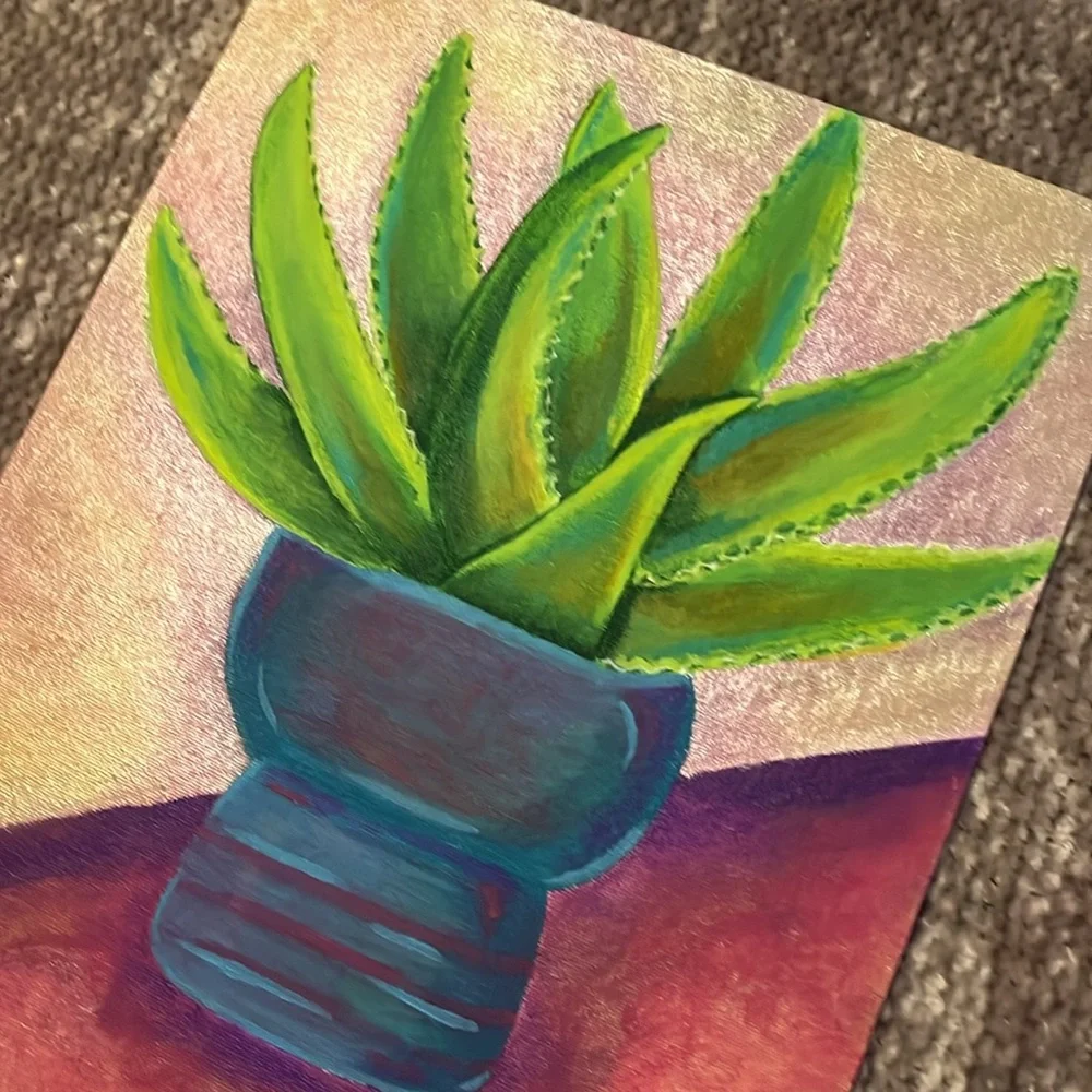 Colorful Plant Painting - Picture 4 of 6